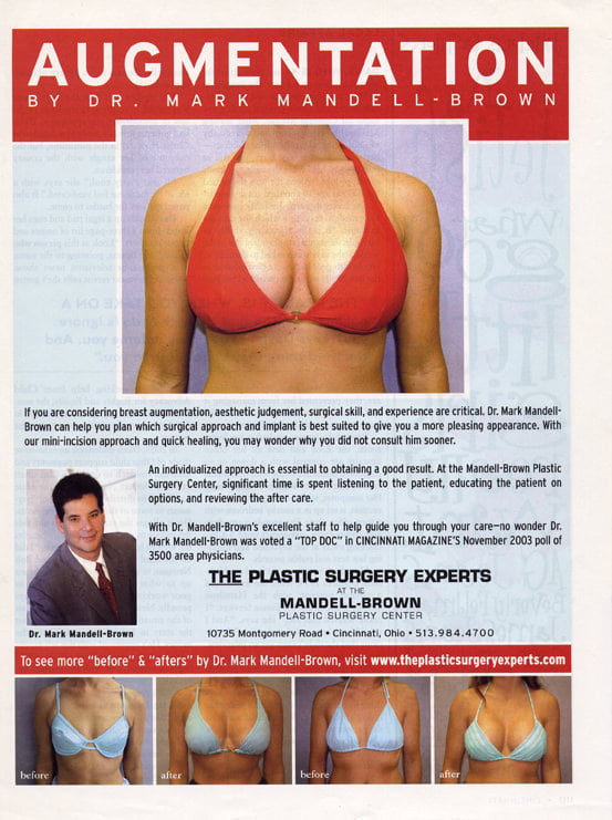 Augmentation by Dr. Mark Mandell-Brown Advertisement Snapshot