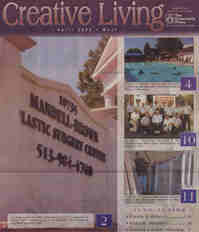 Creative Living Magazine Cover Featuring Mandell-Brown Plastic Surgery Center