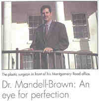 Dr. Mandell-Brown: An eye for perfection article snapshot