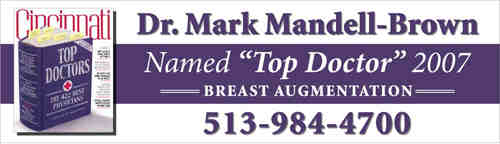 Dr. Mark Mandell-Brown named Top Doctor for Breast Augmentation in Cincinnati