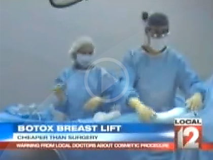 October 2009: Botox for breast lift? Cincinnati