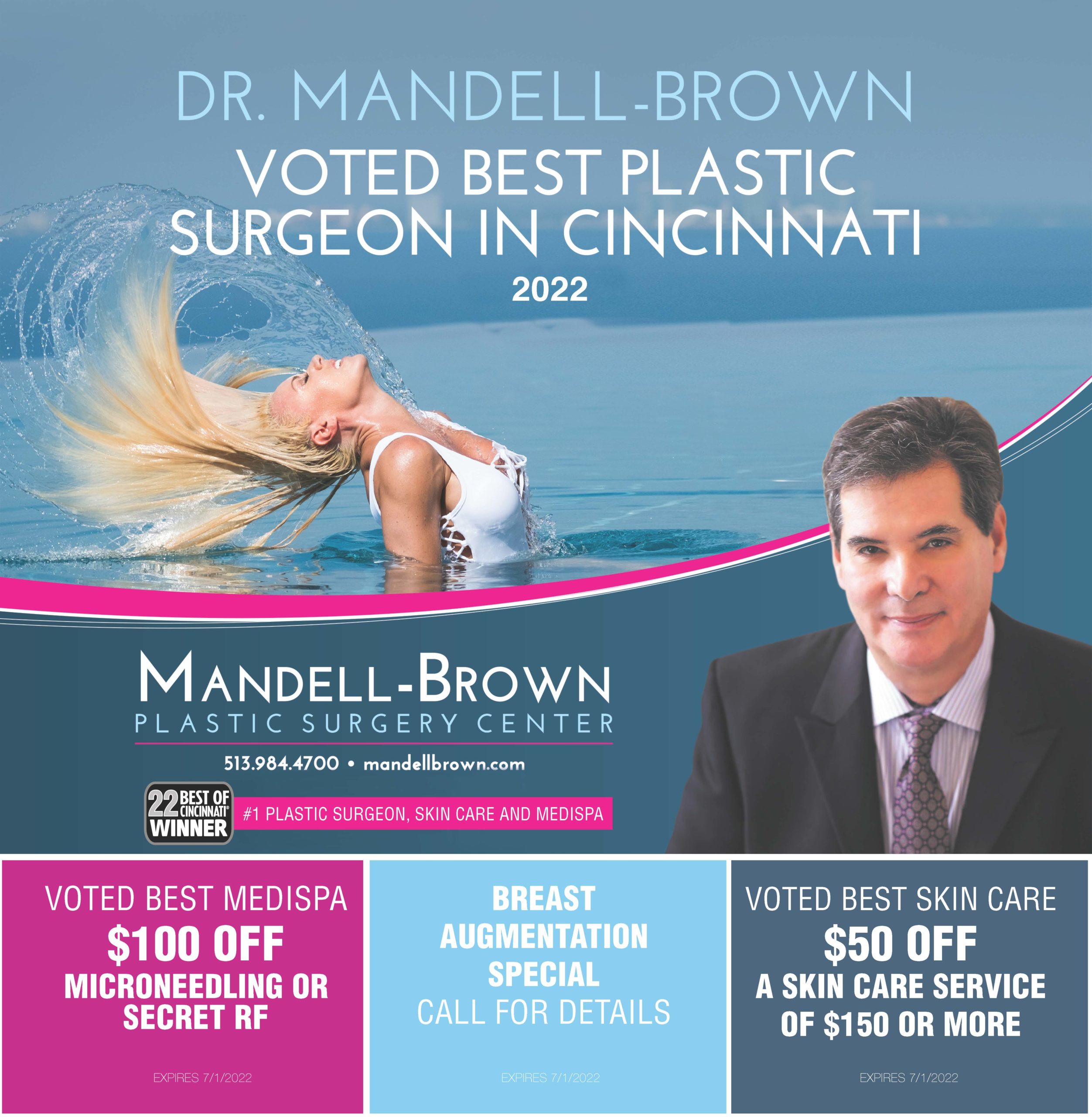 Dr. Mandell-Brown - Voted Best Plastic Surgeon of Cincinnati 2022