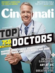 January 2013 Cincinnati Magazine Top Doctors cover
