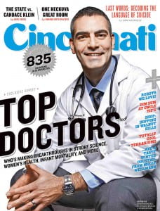 January 2014 Cincinnati Magazine Top Doctors cover