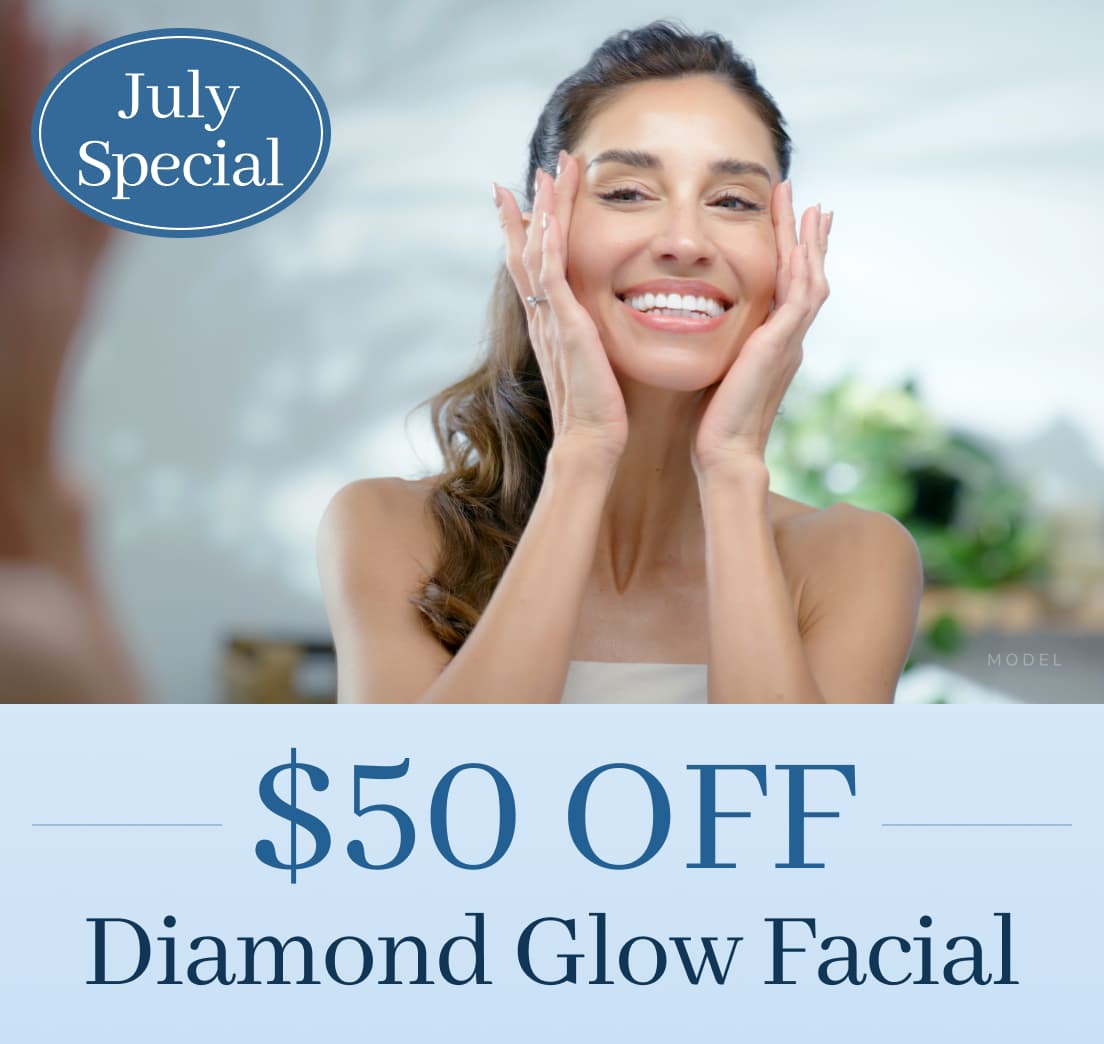 $50 Off Diamond Glow Facial — July Special